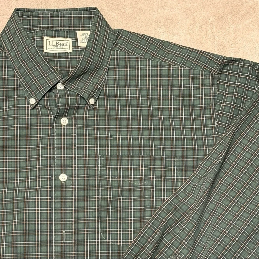 L.L. Bean | Shirts | Ll Bean Shirt Mens Large Button Down Regular Fit Plaid Green | Poshmark L.L. Bean | Shirts | Ll Bean Shirt Mens Large Button Down Regular Fit Plaid Green | Poshmark